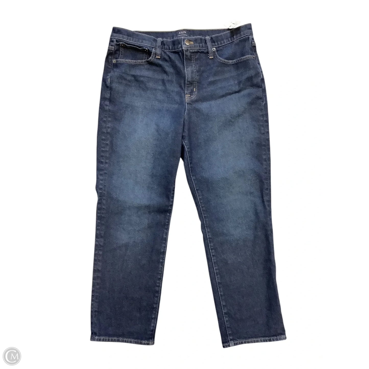 Jeans Straight By J. Crew In Blue Denim, Size: 12(31)