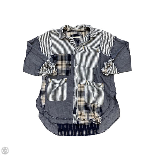 Tunic Long Sleeve By We The Free In Blue, Size: L