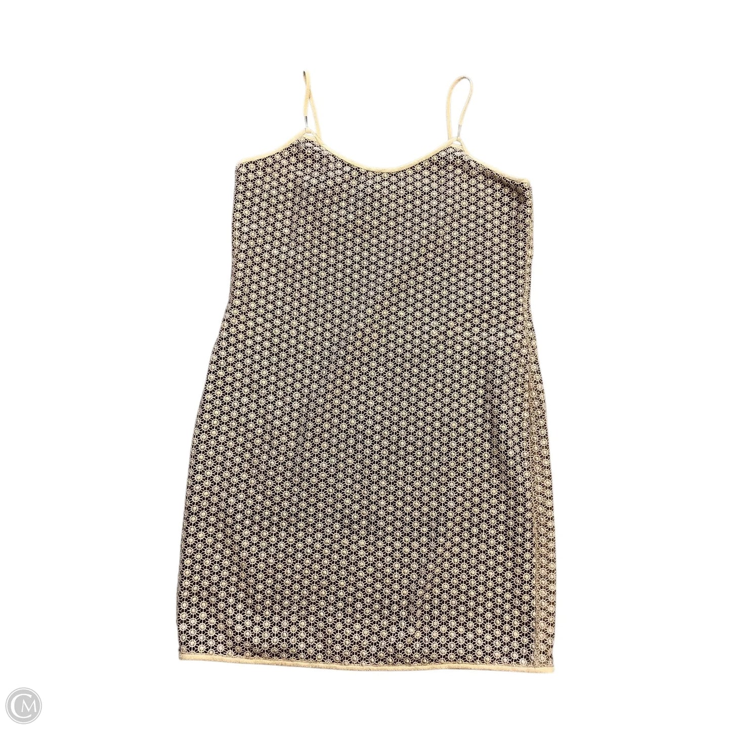 Dress Designer By Diane Von Furstenberg In Gold & Green, Size: Xs