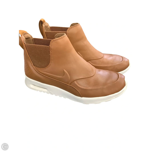 Boots Ankle Flats By Nike In Tan, Size: 9.5