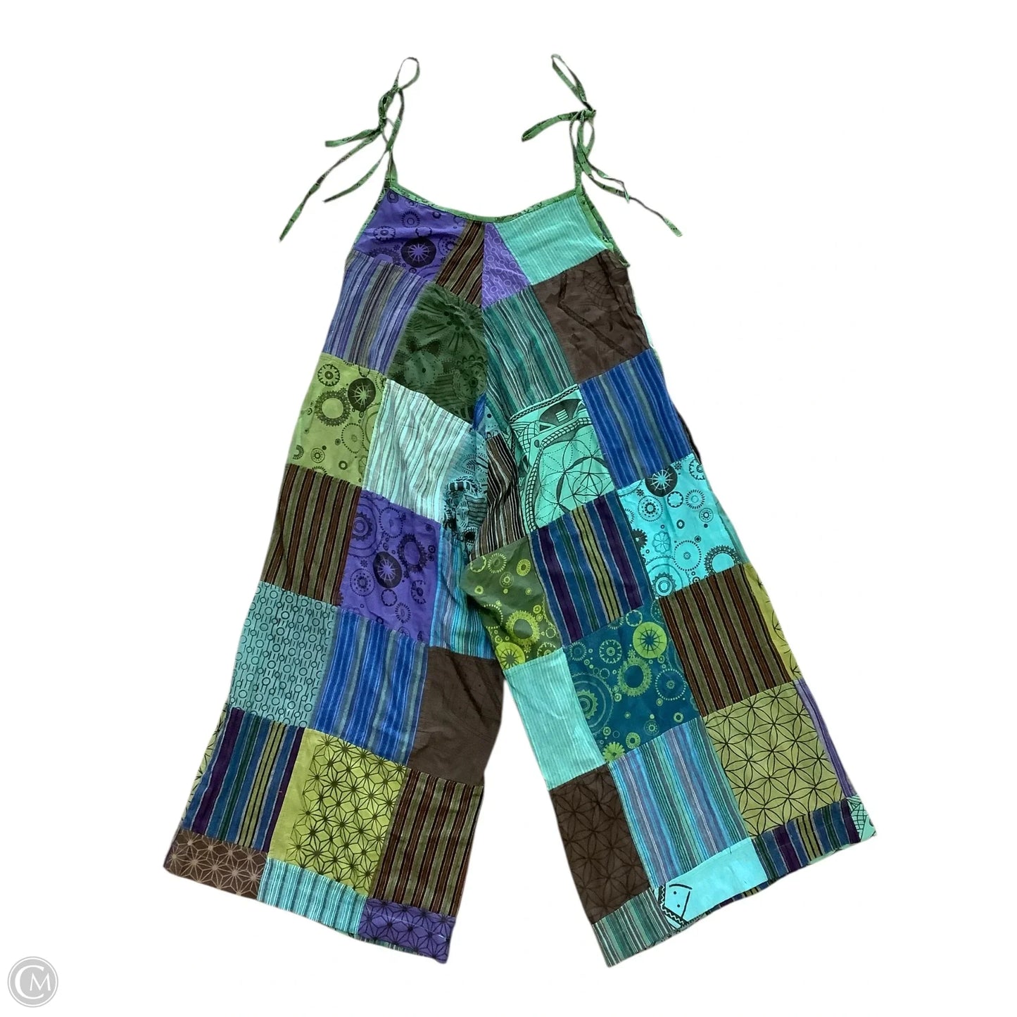 Jumpsuit By Cmb In Blue & Green, Size: Xl