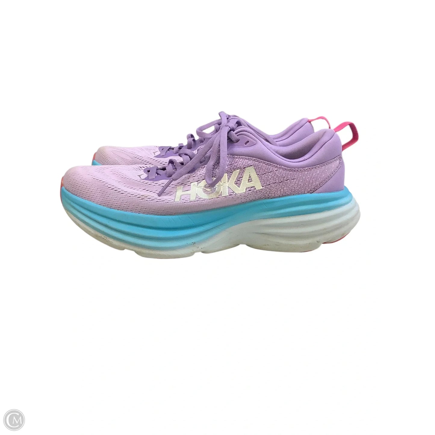 Shoes Athletic By Hoka In Blue & Purple, Size: 9