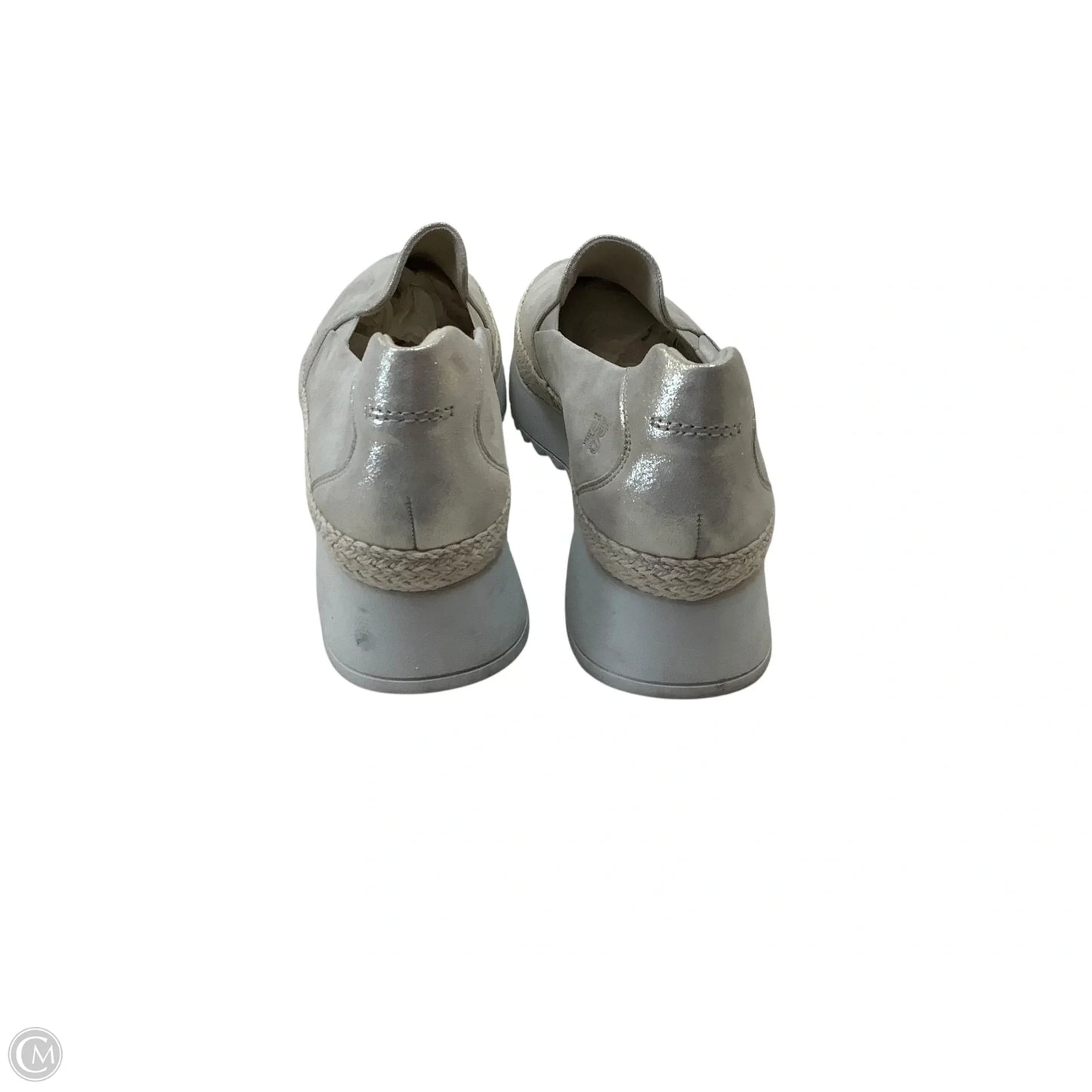 Shoes Flats By Paul Green In Silver, Size: 8.5