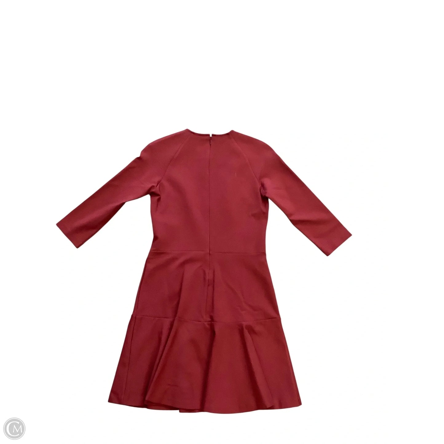 Dress Casual Midi By Armani Exchange In Maroon, Size: M