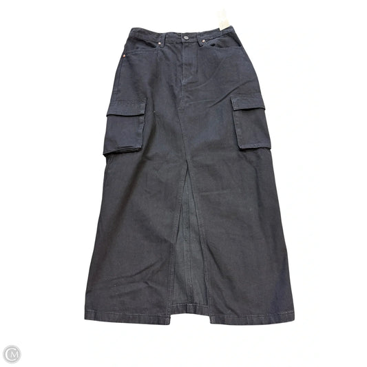 Skirt Maxi By Sincerely Jules In Black Denim, Size: 6