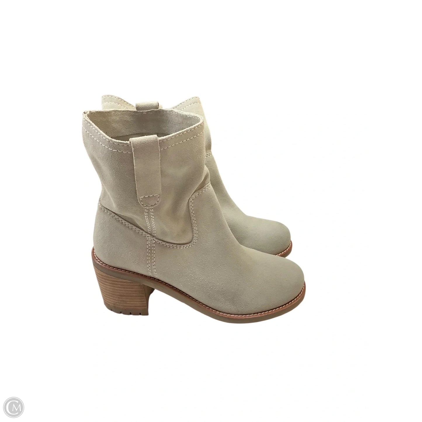 Boots Ankle Heels By Diba In Taupe, Size: 9