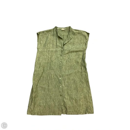Dress Casual Midi By Eileen Fisher In Green, Size: M