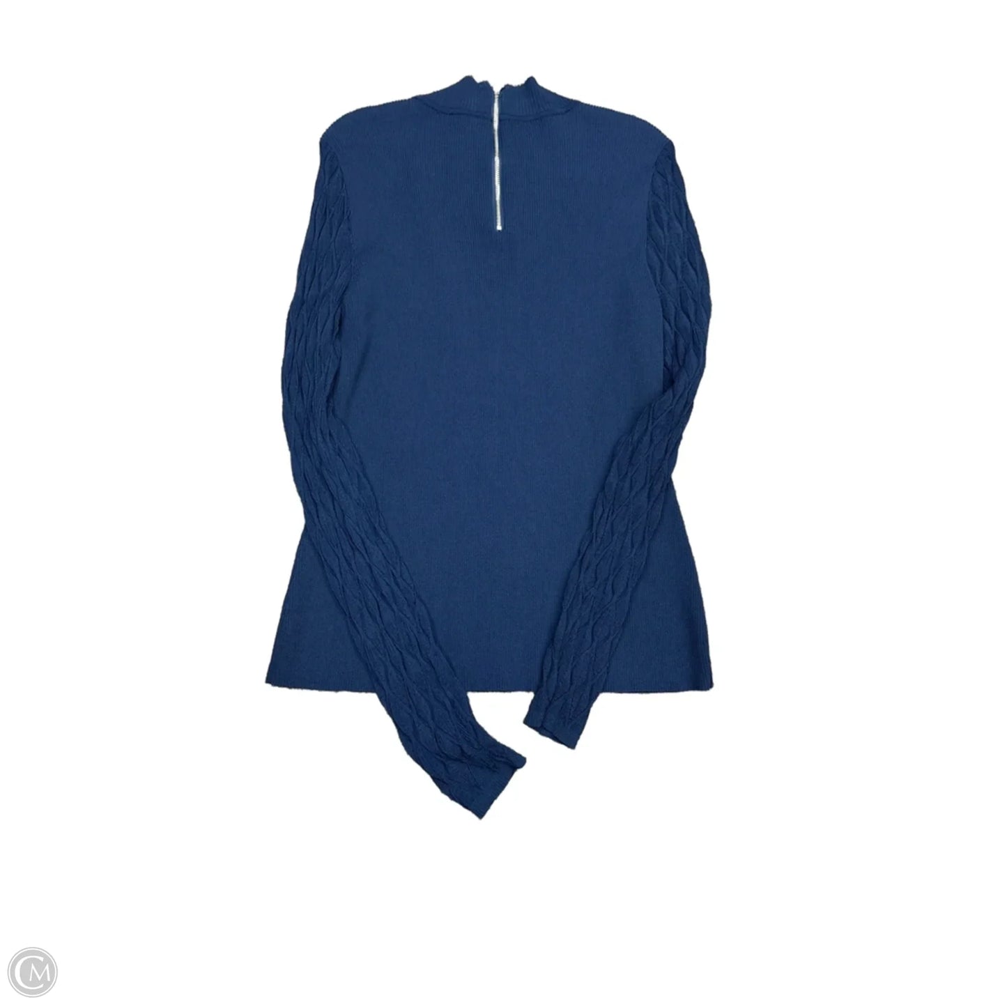 Blouse Long Sleeve By White House Black Market In Blue, Size: Xl