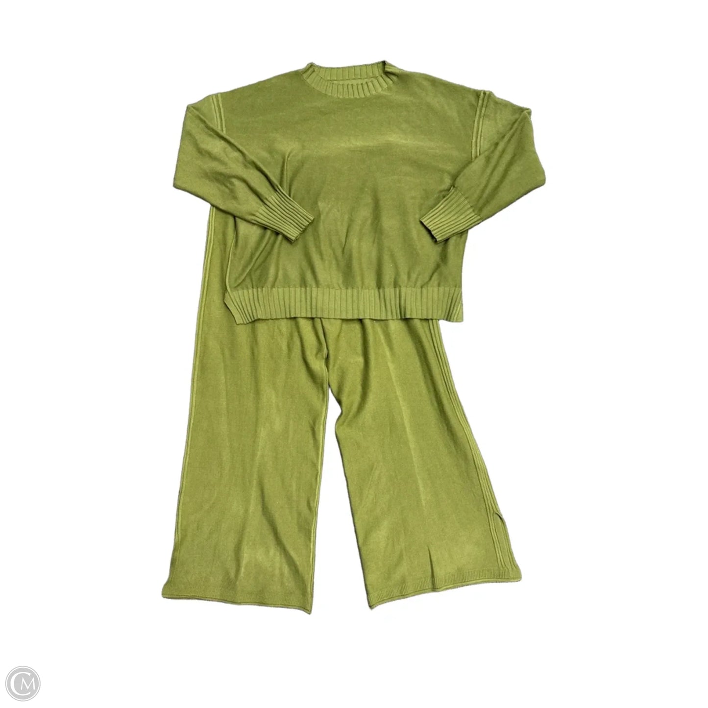 Pants Set 2pc By Clothes Mentor In Green, Size: 2x