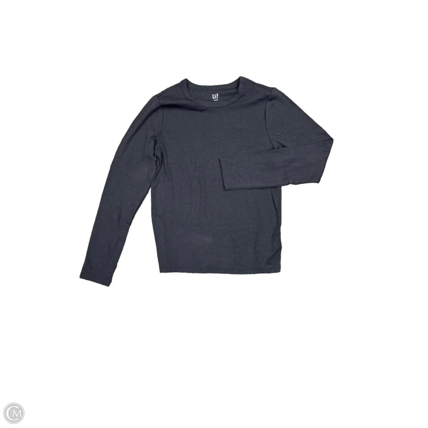 Top Long Sleeve Basic By Gap In Brown, Size: L