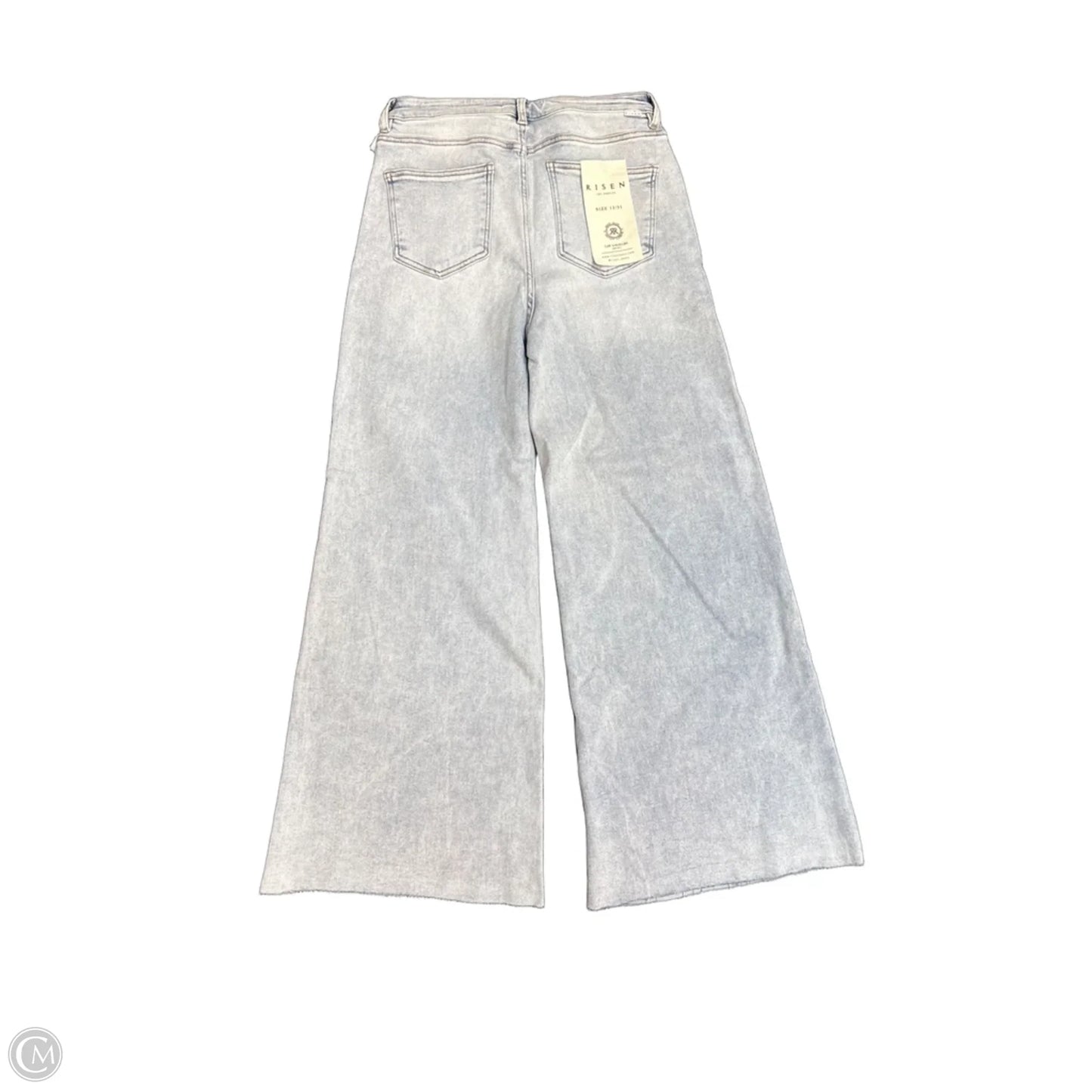 Jeans Wide Leg By Risen In Blue Denim, Size: 12