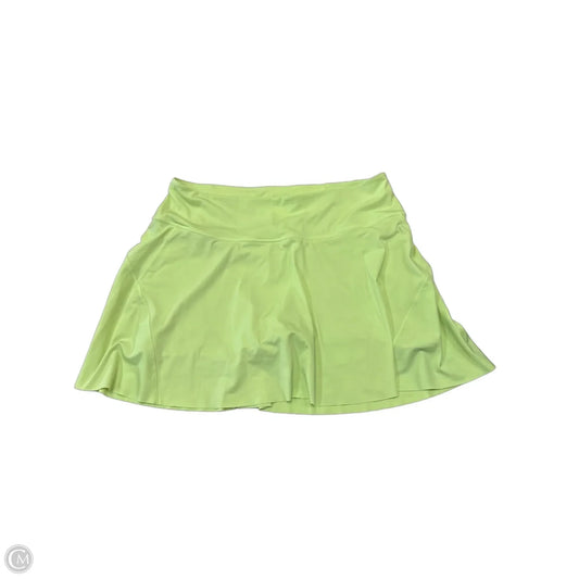 Athletic Skort By Athleta In Green, Size: Xl