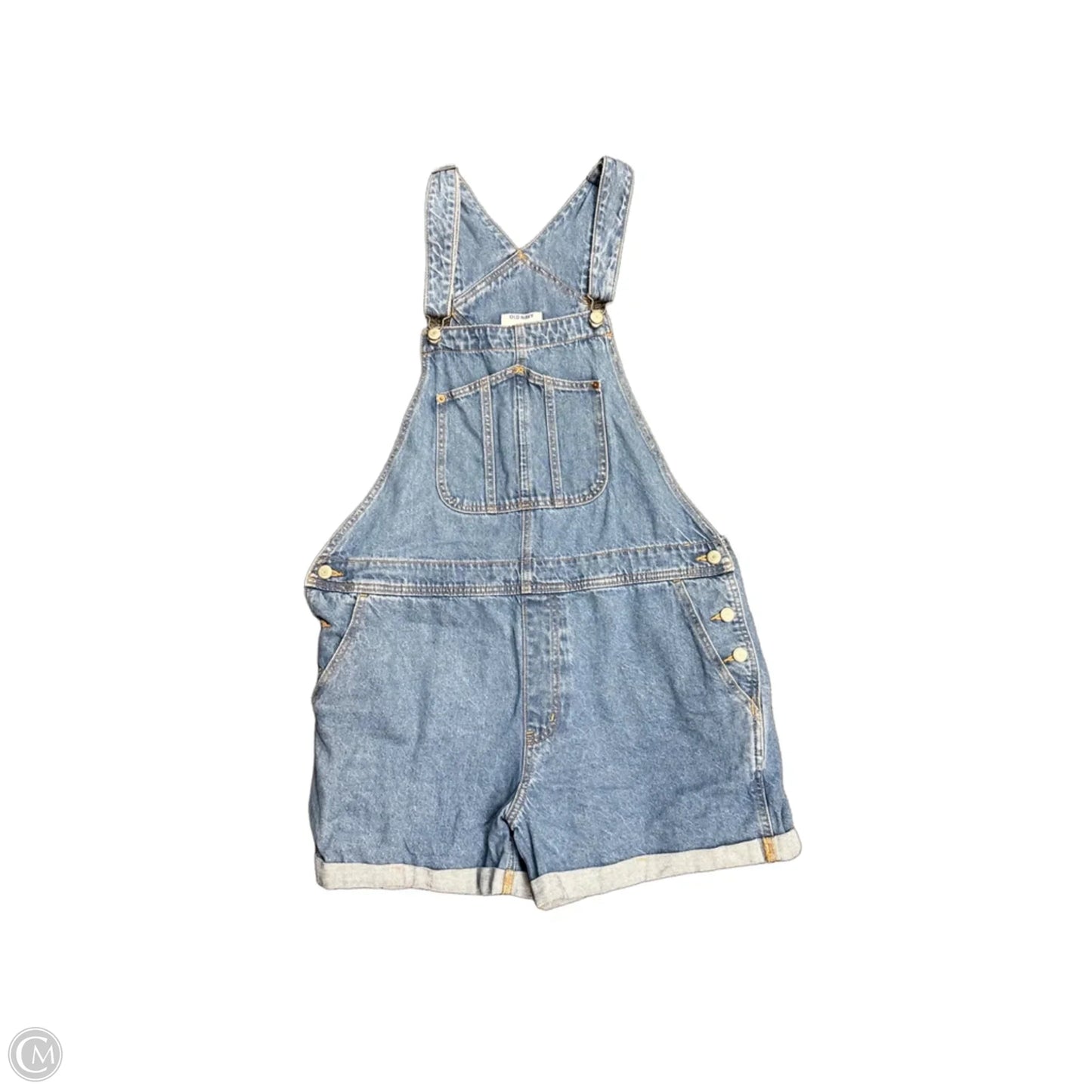 Shortalls By Old Navy In Blue Denim, Size: Xl