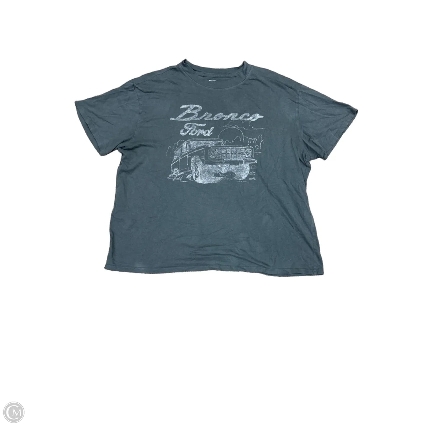 Top Short Sleeve Basic By Abercrombie And Fitch In Grey, Size: L