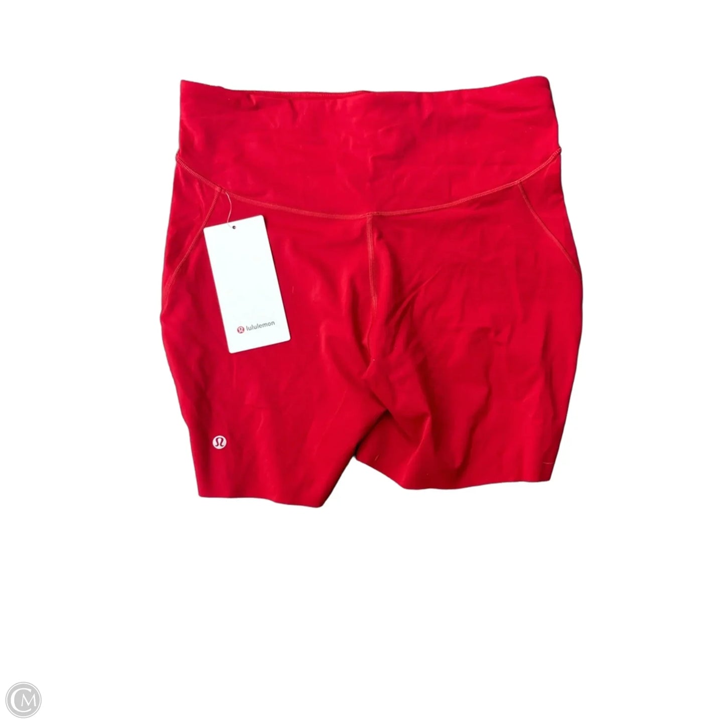 Athletic Shorts By Lululemon In Red, Size: 12