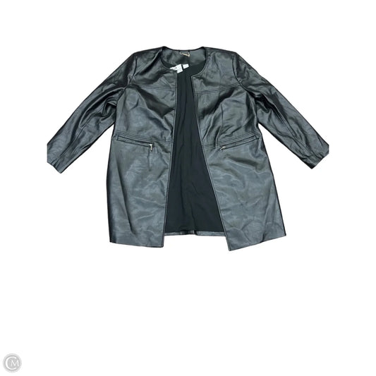 Jacket Other By Chicos In Black, Size: 1x