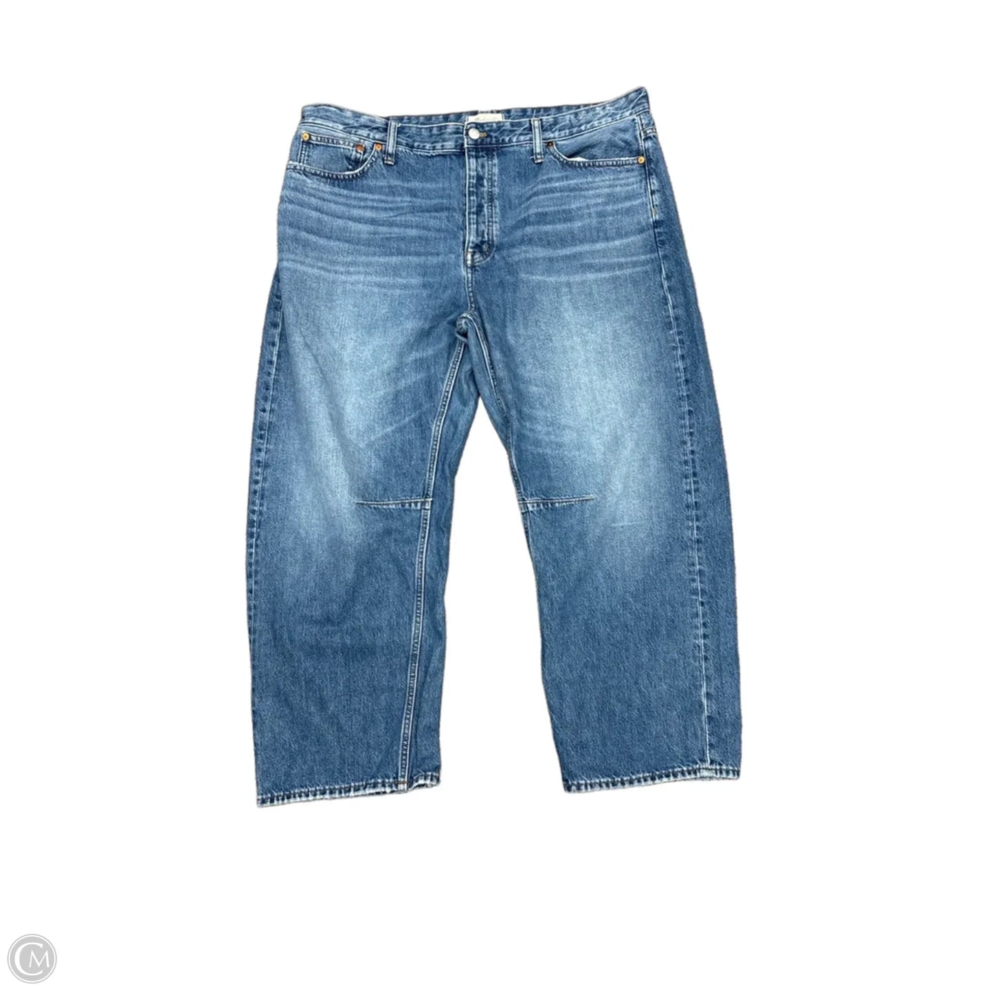 Jeans Wide Leg By Madewell In Blue Denim, Size: 16