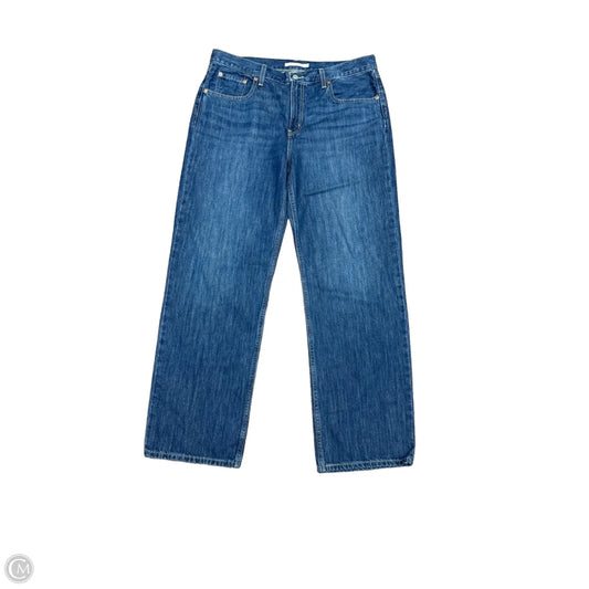 Jeans Straight By Levis In Blue Denim, Size: 0