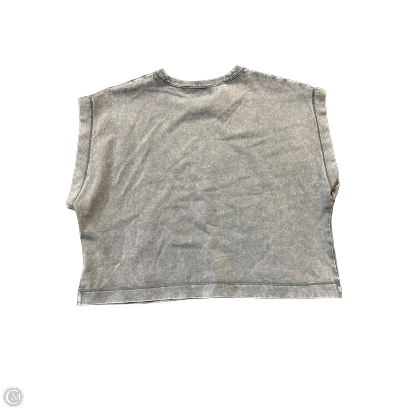 Top Sleeveless Basic By Zara In Grey, Size: S