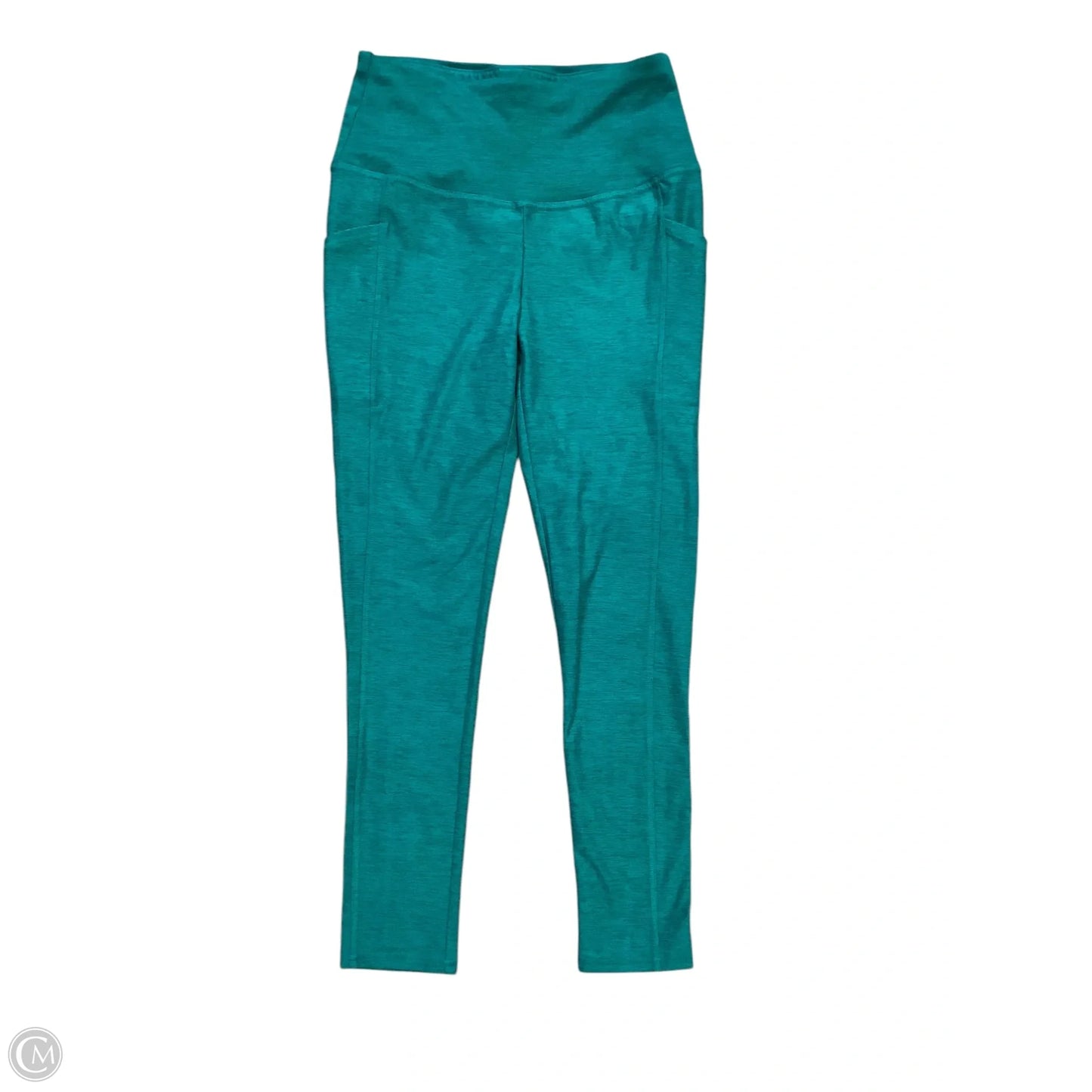 Athletic Leggings By Chicos In Teal, Size: M