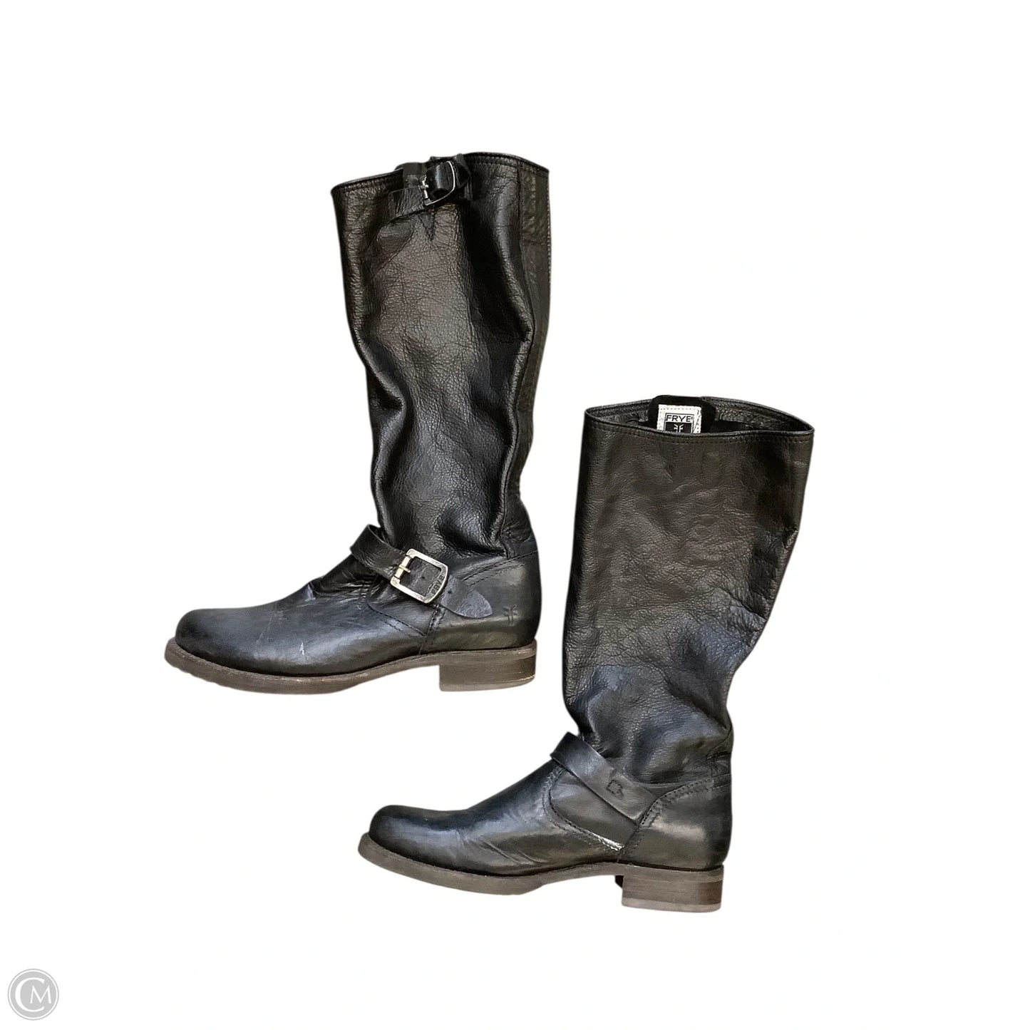 Boots Designer By Frye In Black, Size: 10