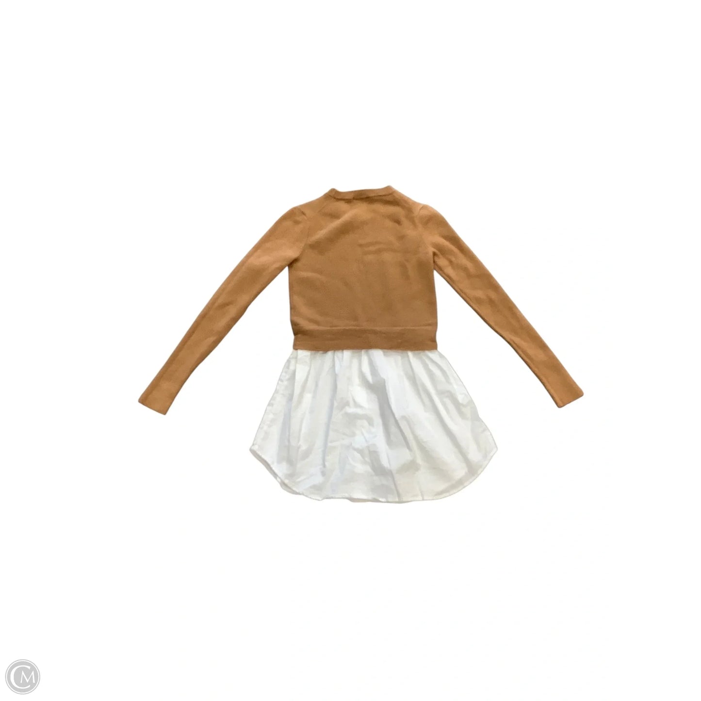 Sweater By Elie Tahari In Brown & White, Size: S