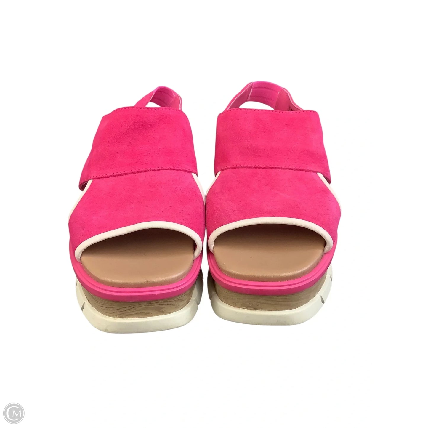 Sandals Heels Wedge By Sorel In Pink, Size: 9