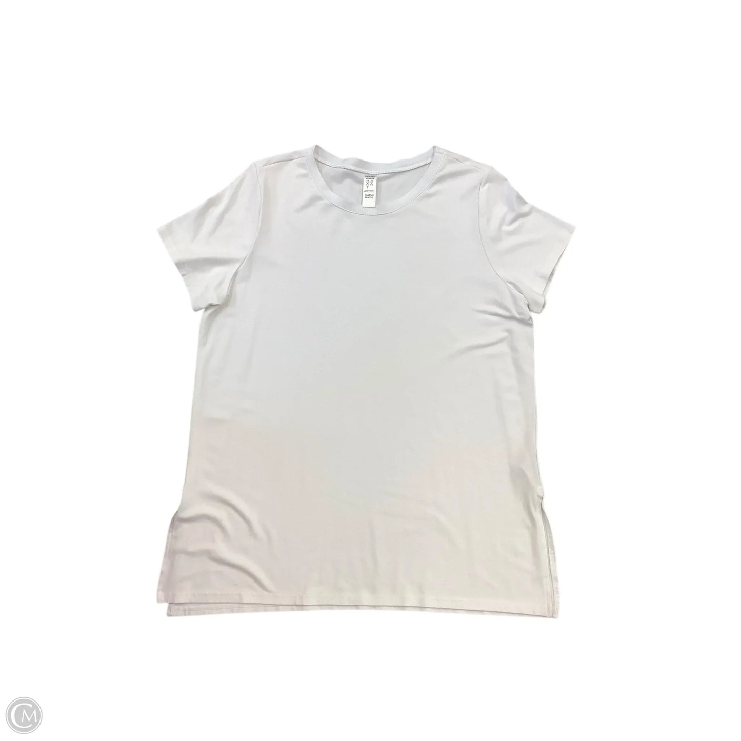 Athletic Top Short Sleeve By Spanx In White, Size: Xl