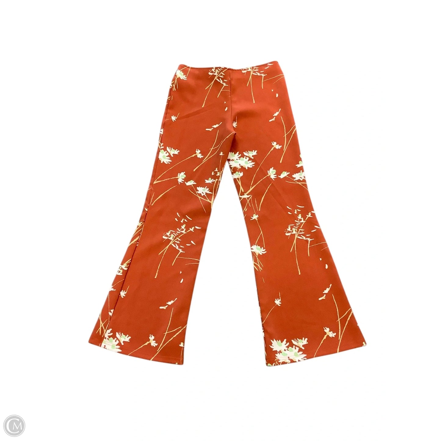 Pants Wide Leg By Urban Outfitters In Orange, Size: M