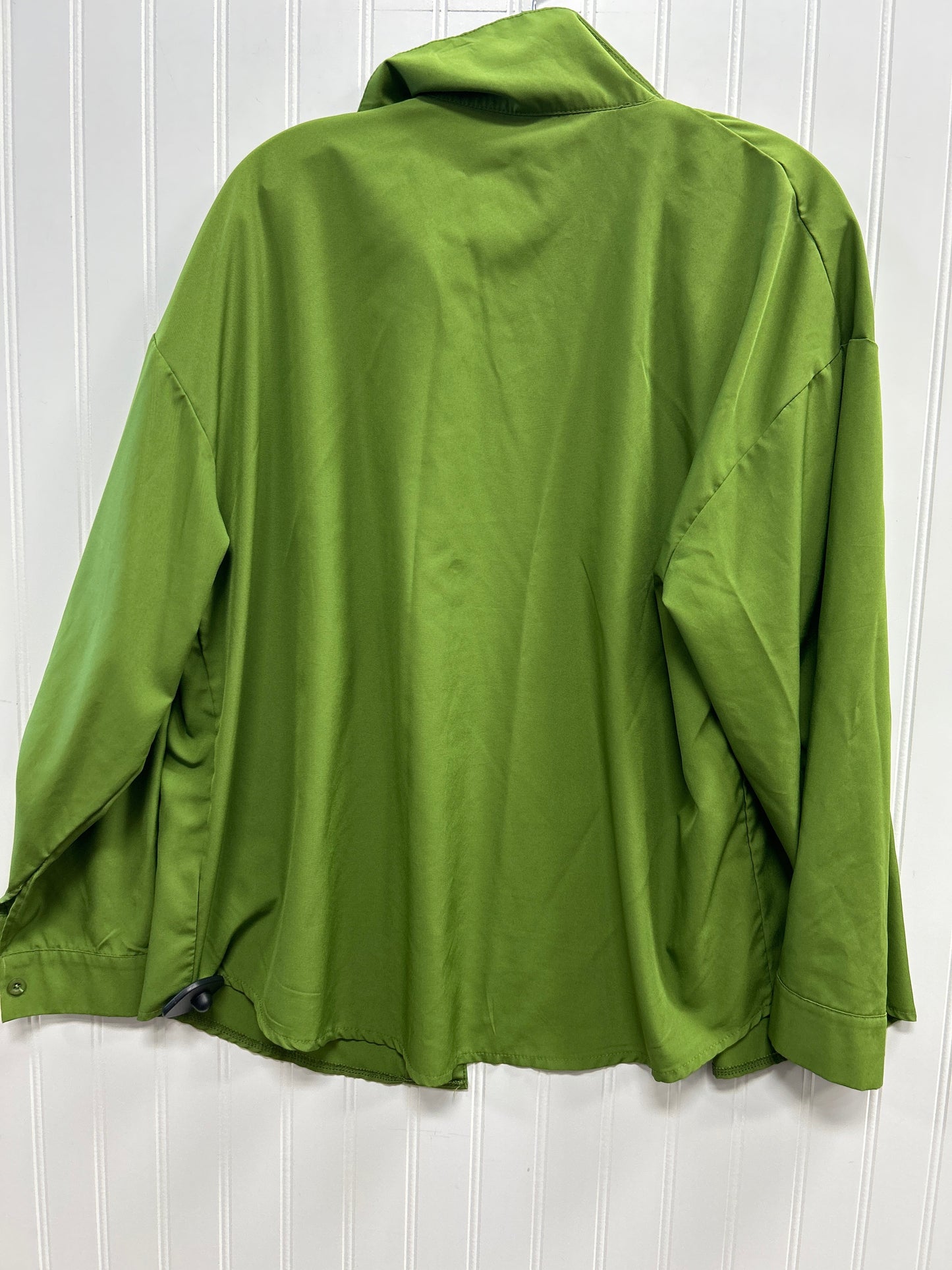 Blouse Ls By Cmc In Green, Size:2