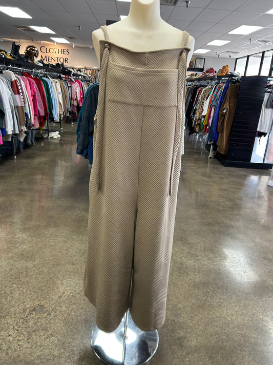Jumpsuit By See And Be Seen In Tan, Size:L