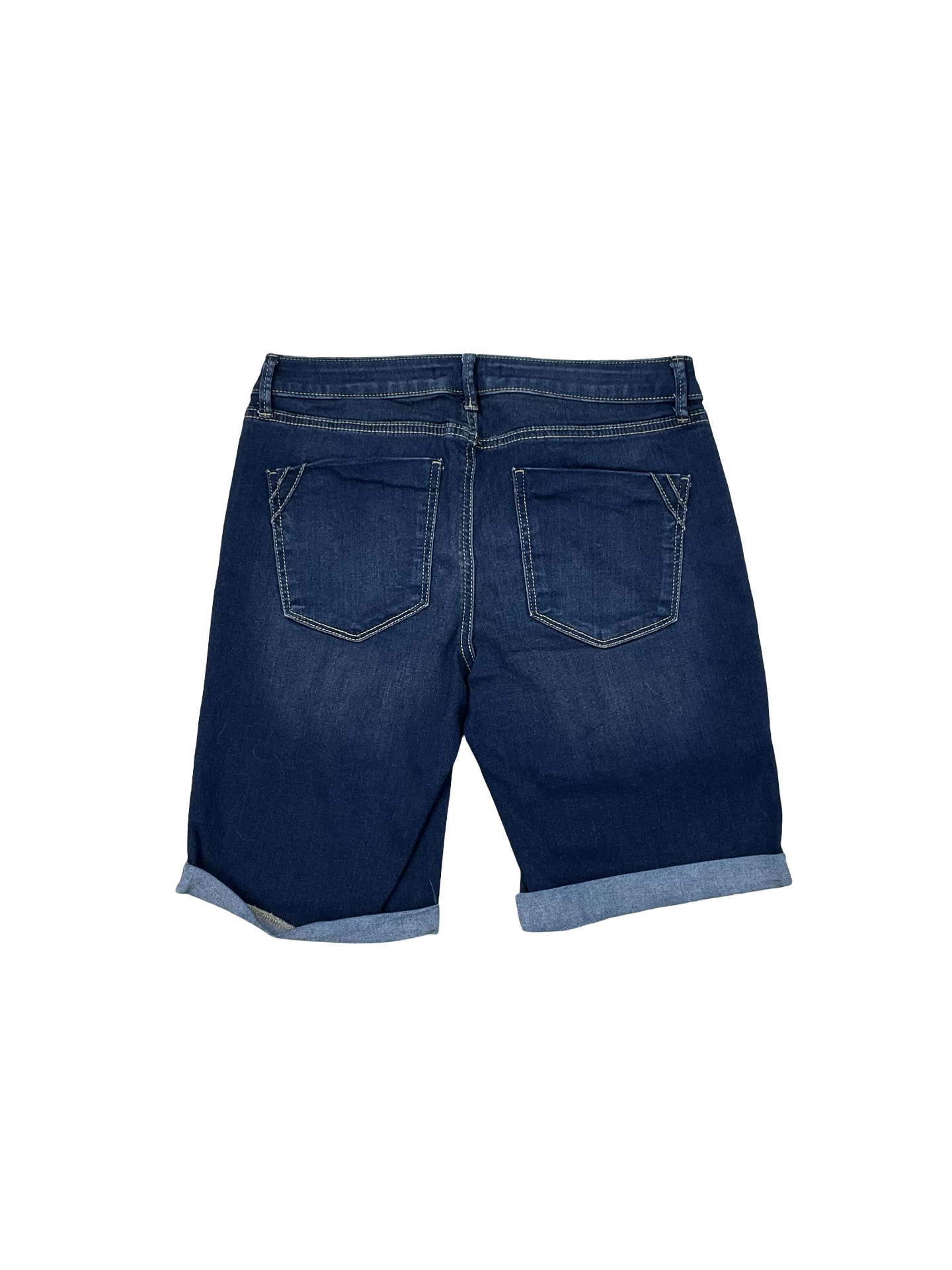Shorts By Apt 9 In Blue Denim, Size:8
