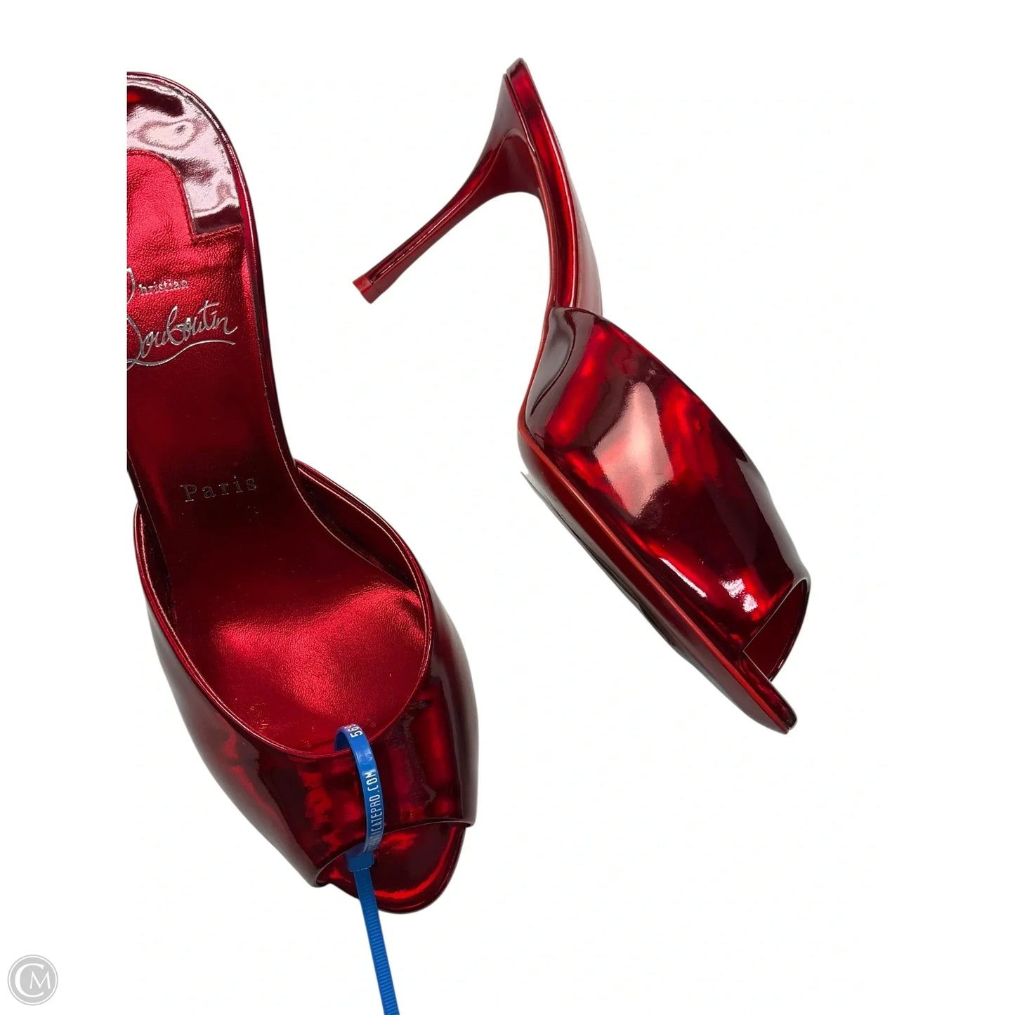 Shoes Luxury Designer By Christian Louboutin In Red, Size: 8