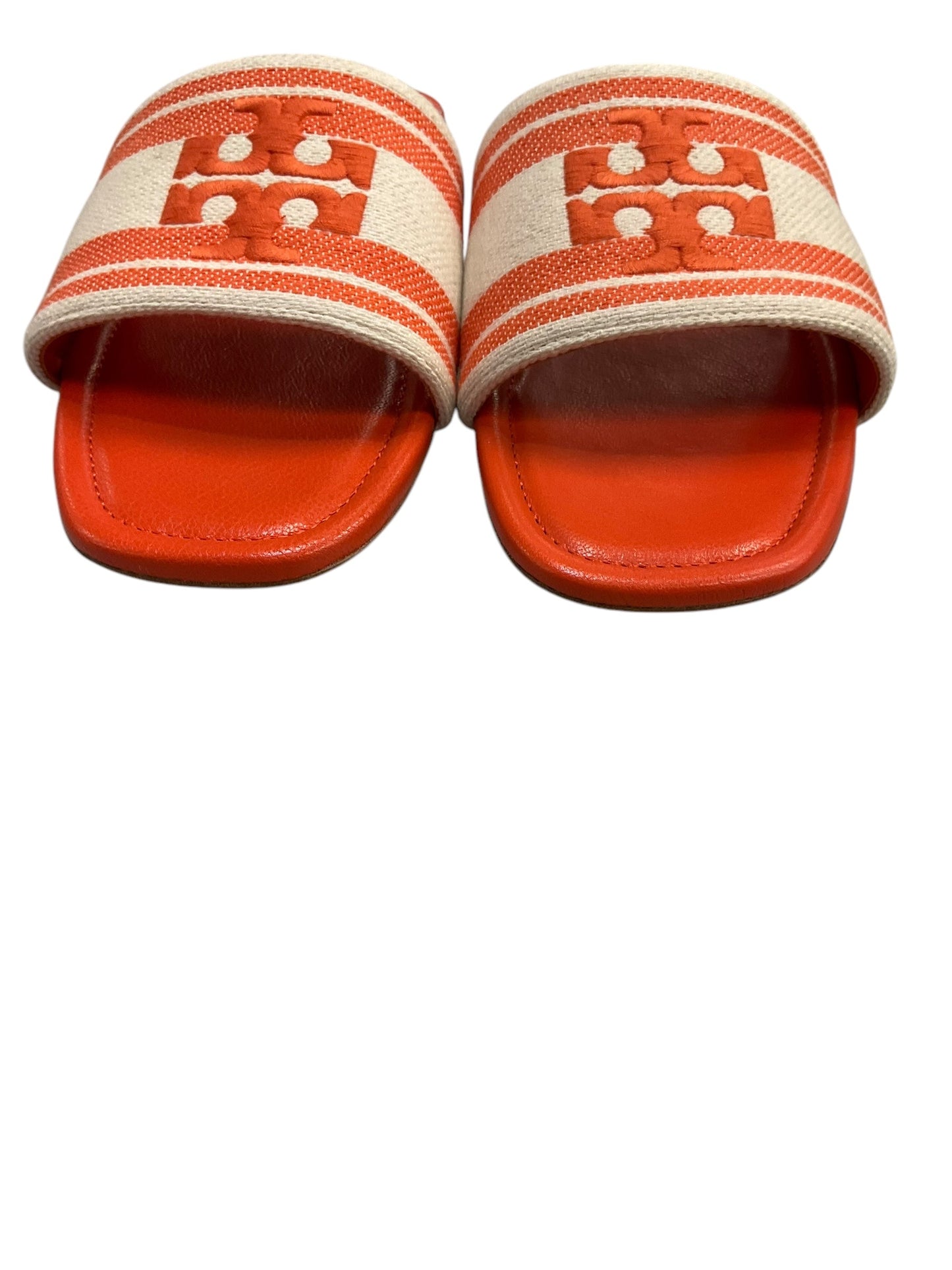 Sandals Designer By Tory Burch In Orange, Size: 11