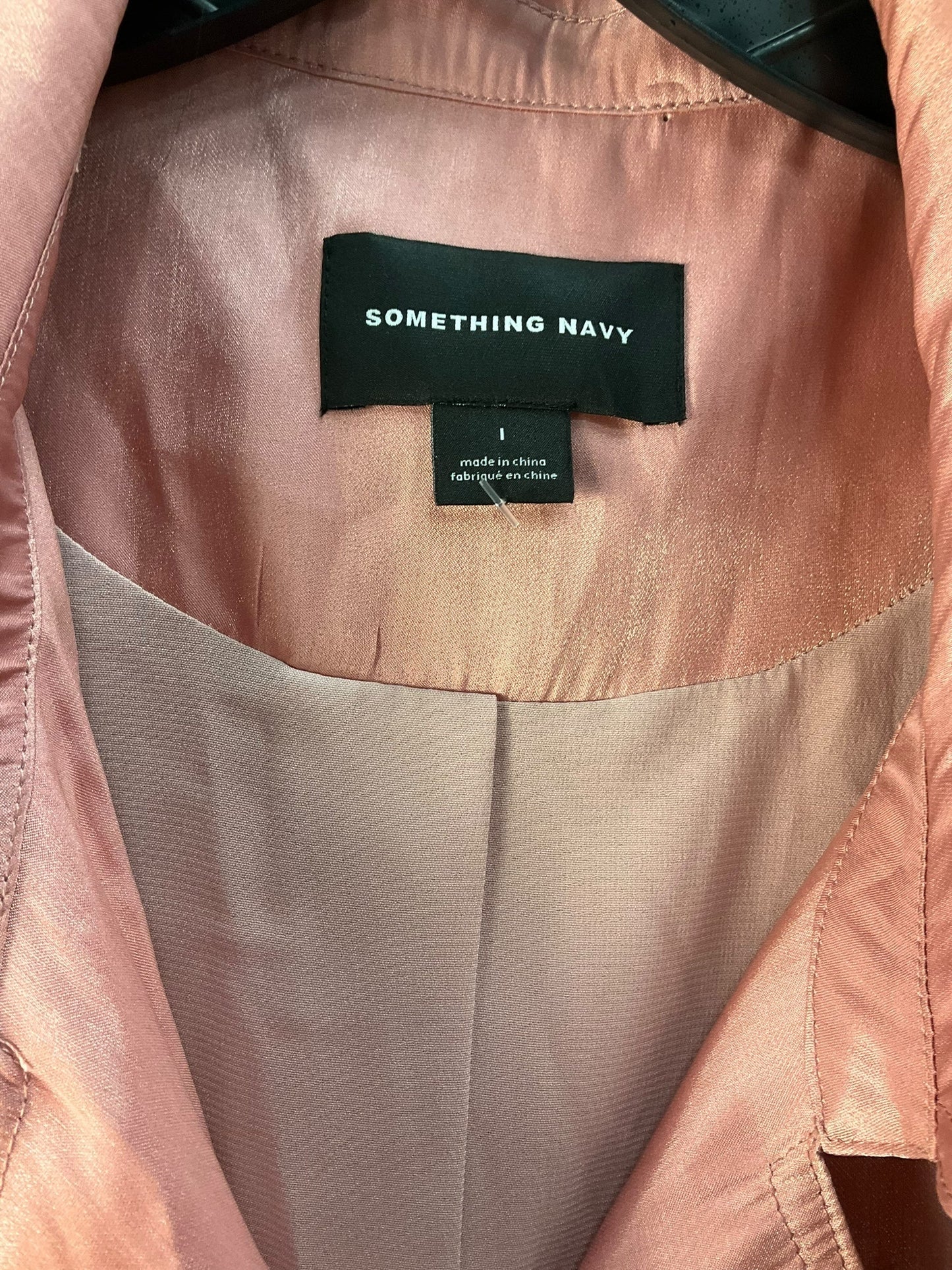 Jacket Other By Something Navy In Pink, Size: S