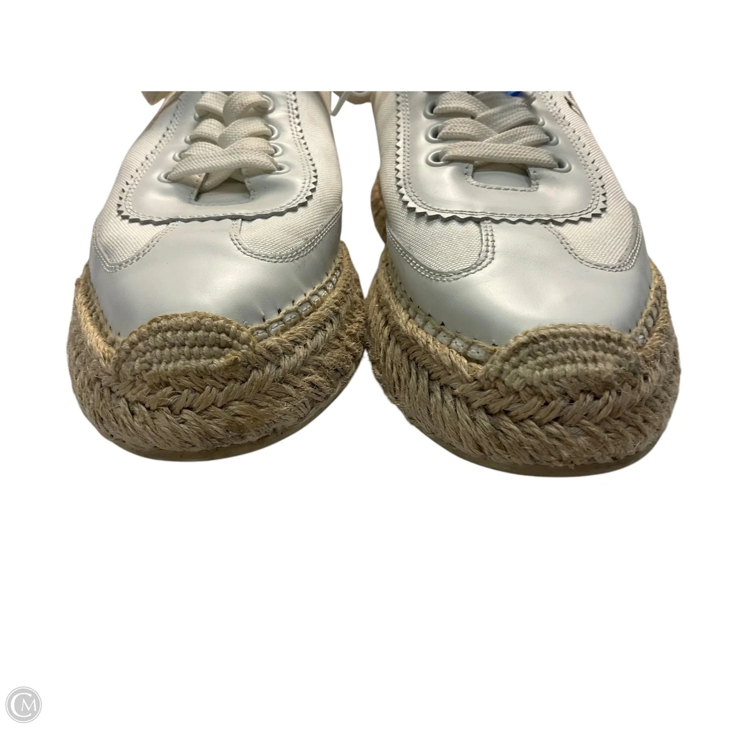 Shoes Luxury Designer By Christian Louboutin In White, Size: 8.5