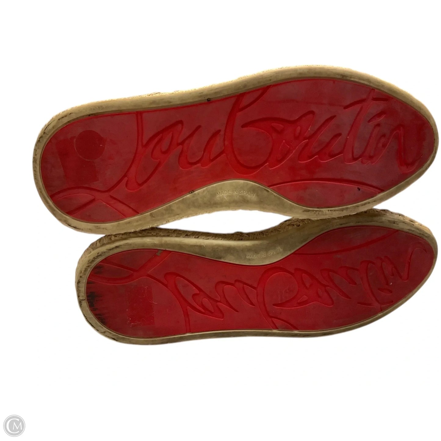 Shoes Luxury Designer By Christian Louboutin In White, Size: 8.5