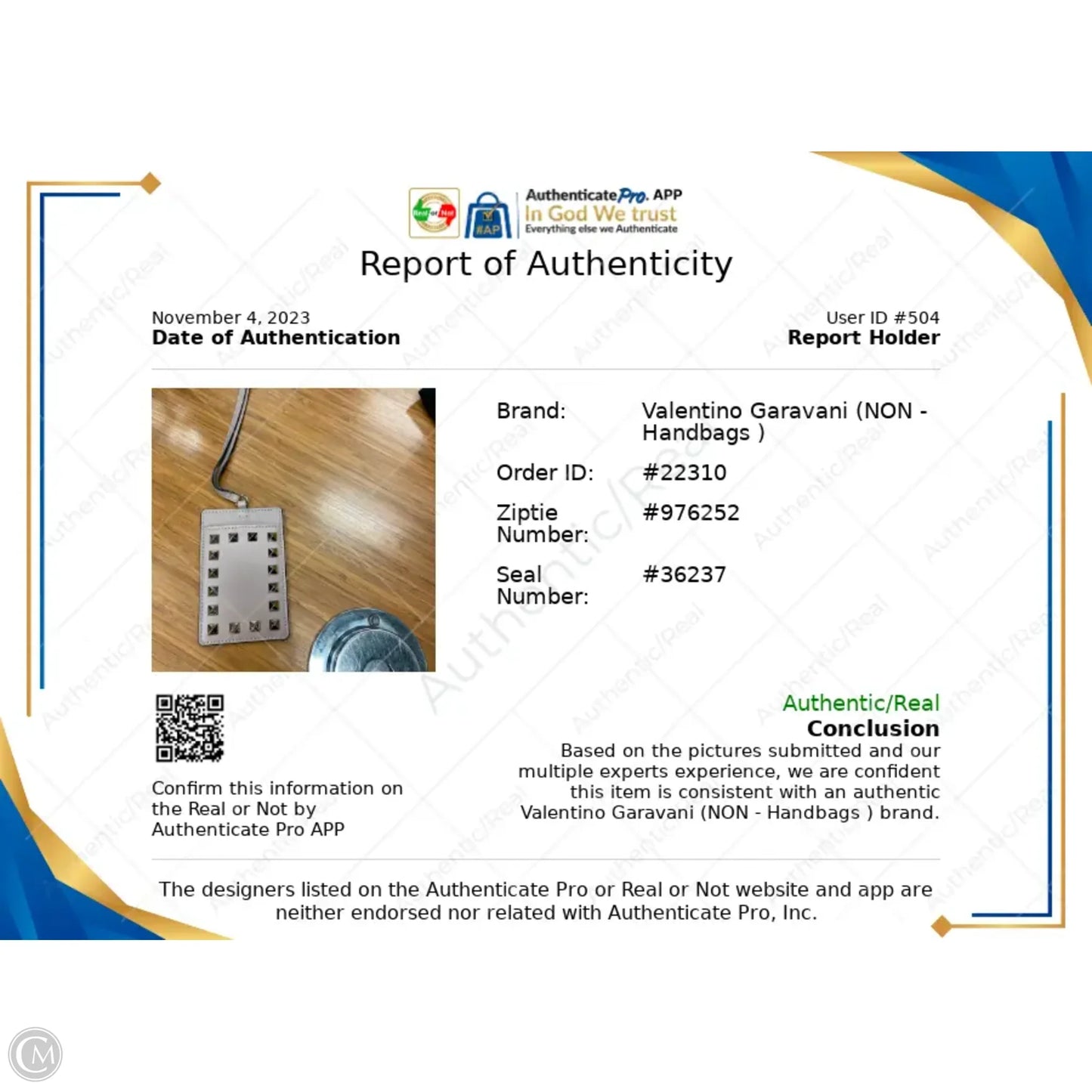 Accessory Luxury Designer Tag By Valentino-garavani