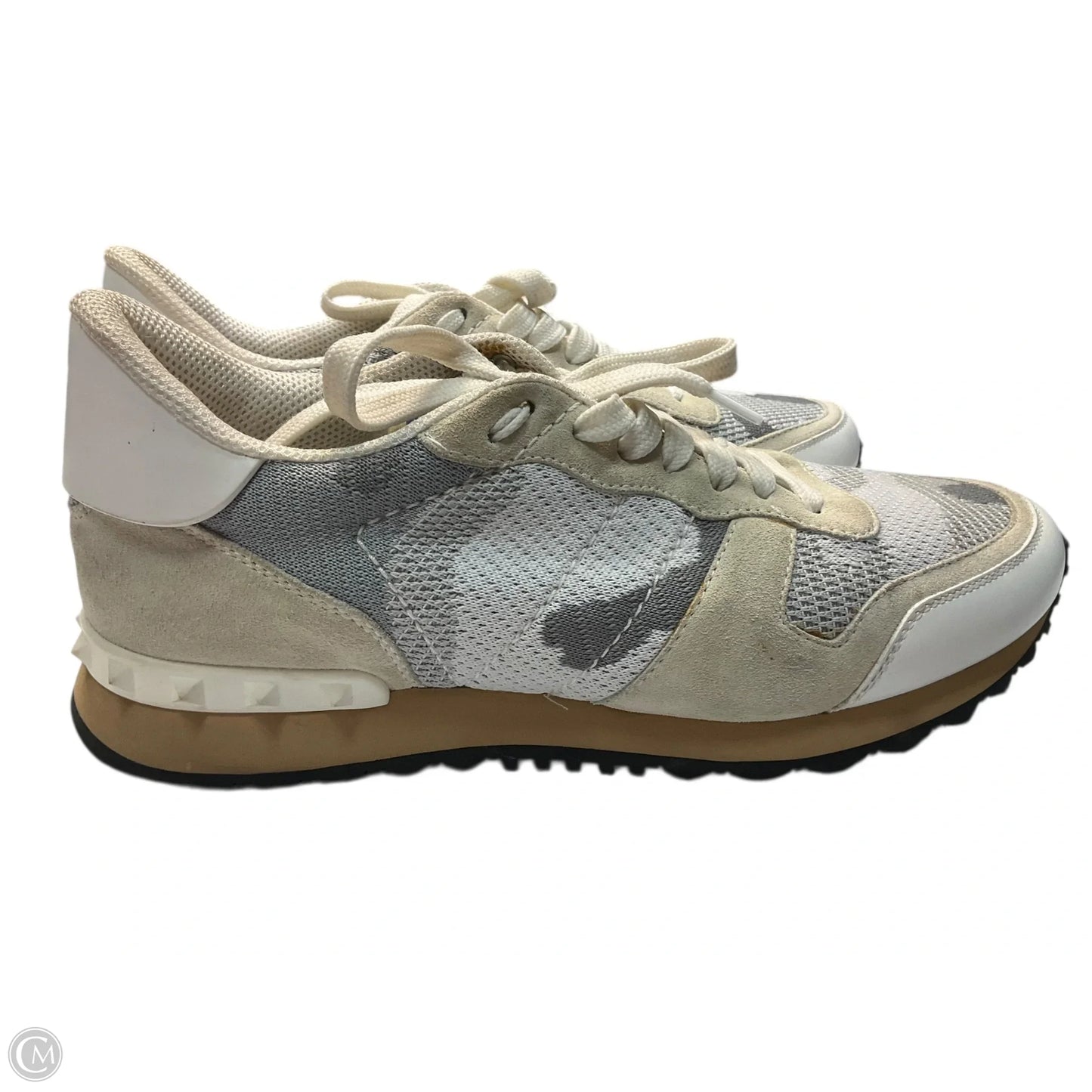 Shoes Luxury Designer By Valentino-garavani In Grey, Size: 11