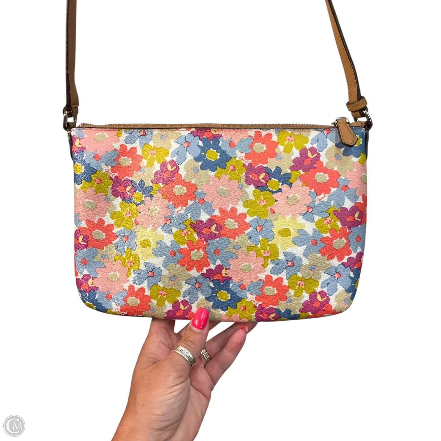 Crossbody Designer By Coach, Size: Medium