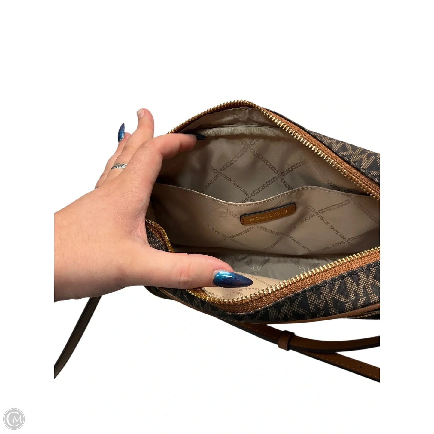 Crossbody Designer By Michael By Michael Kors, Size: Medium