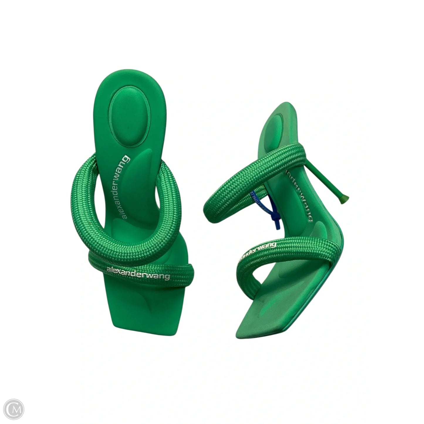 Sandals Luxury Designer By Alexander Wang In Green, Size: 5