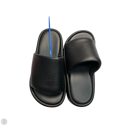 Sandals Luxury Designer By Balenciaga In Black, Size: 6