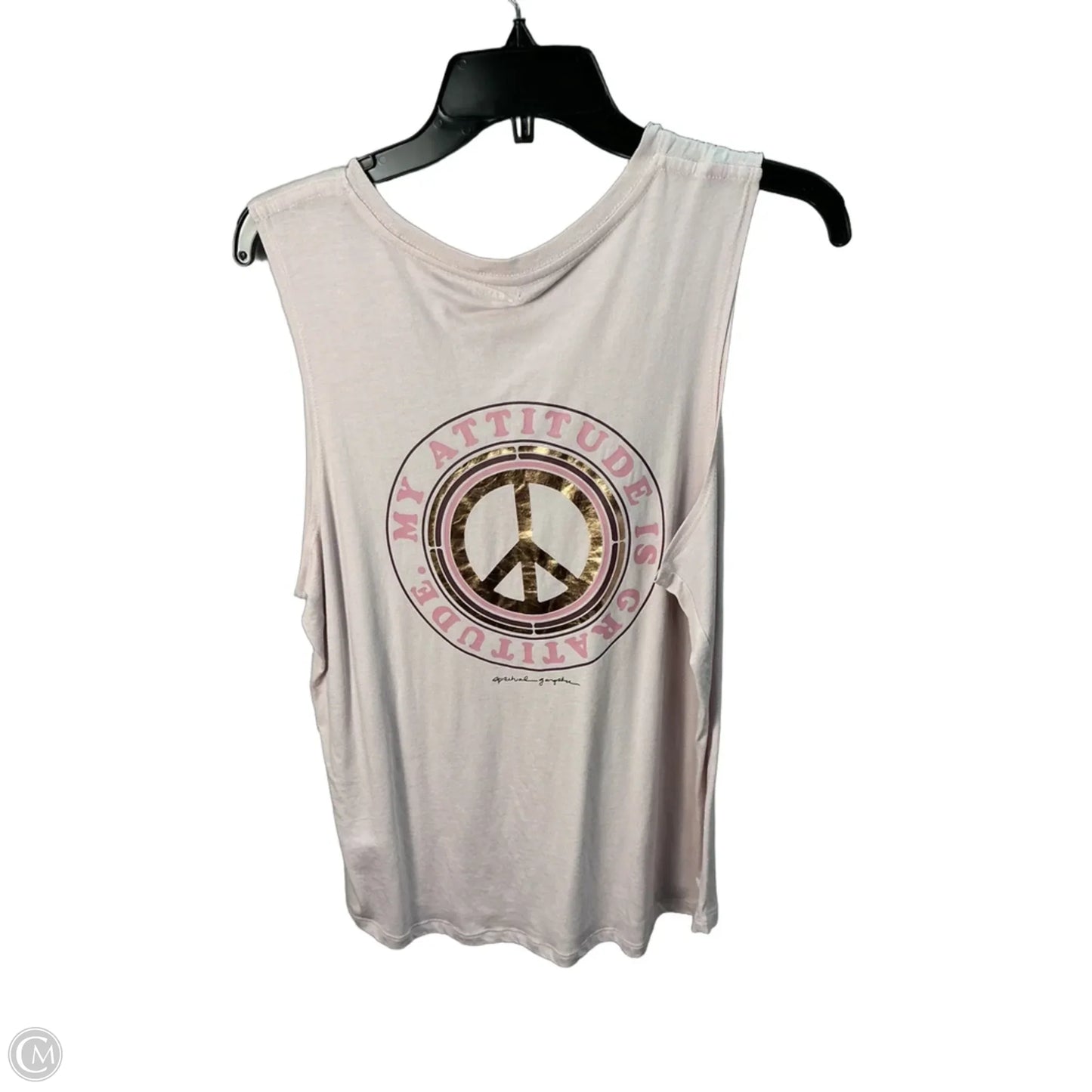 Athletic Tank Top By Spiritual Gangster In Pink, Size: Xl