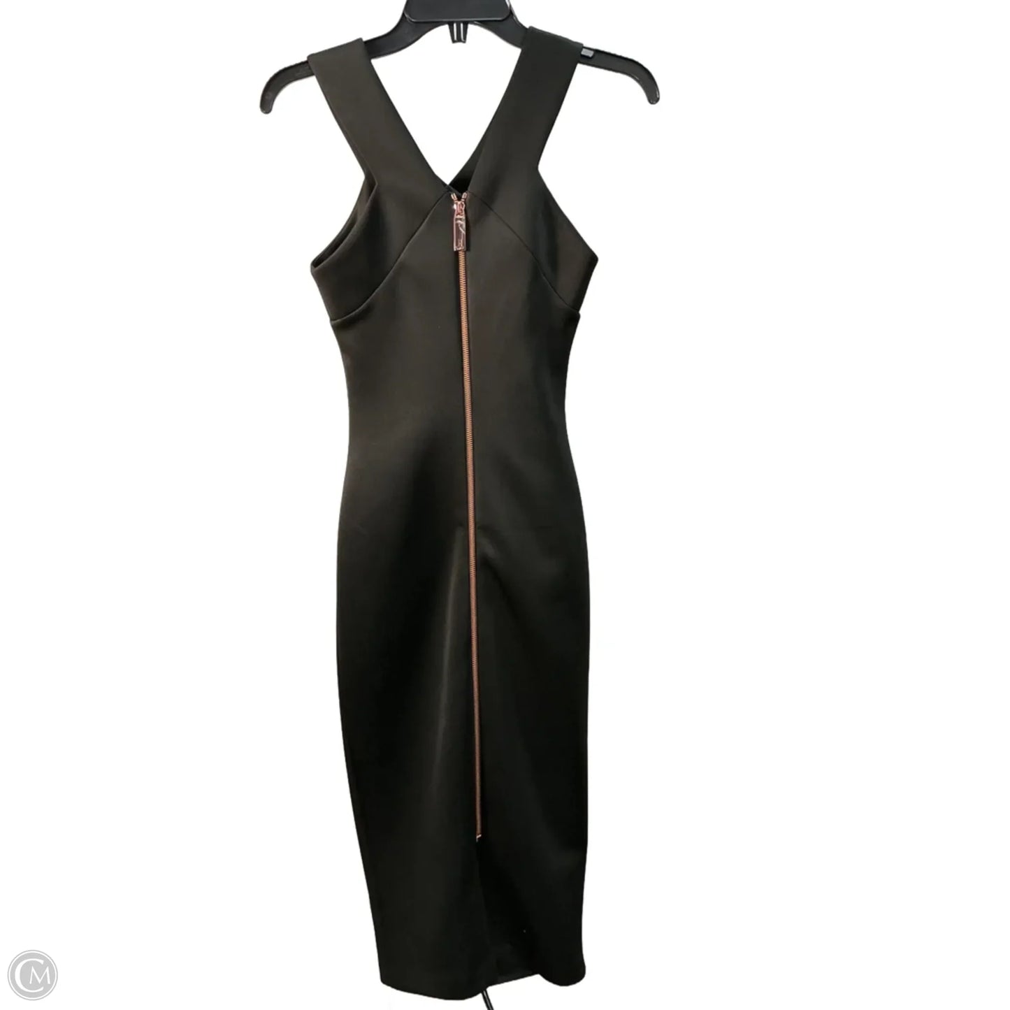Dress Party Midi By Ted Baker In Black, Size: Xs