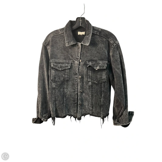 Jacket Denim By Pol In Black, Size: S
