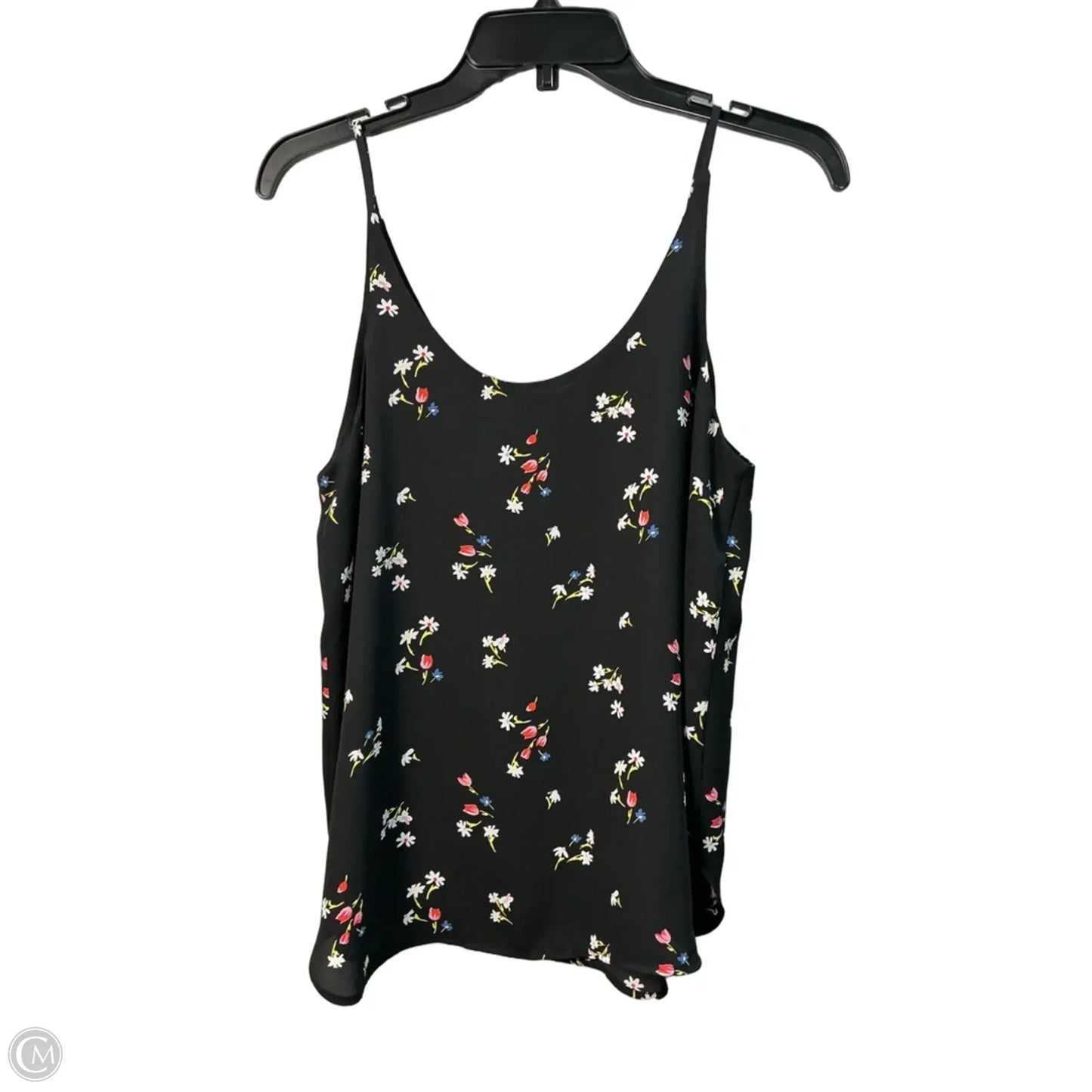 Top Sleeveless By Loft In Black, Size: S