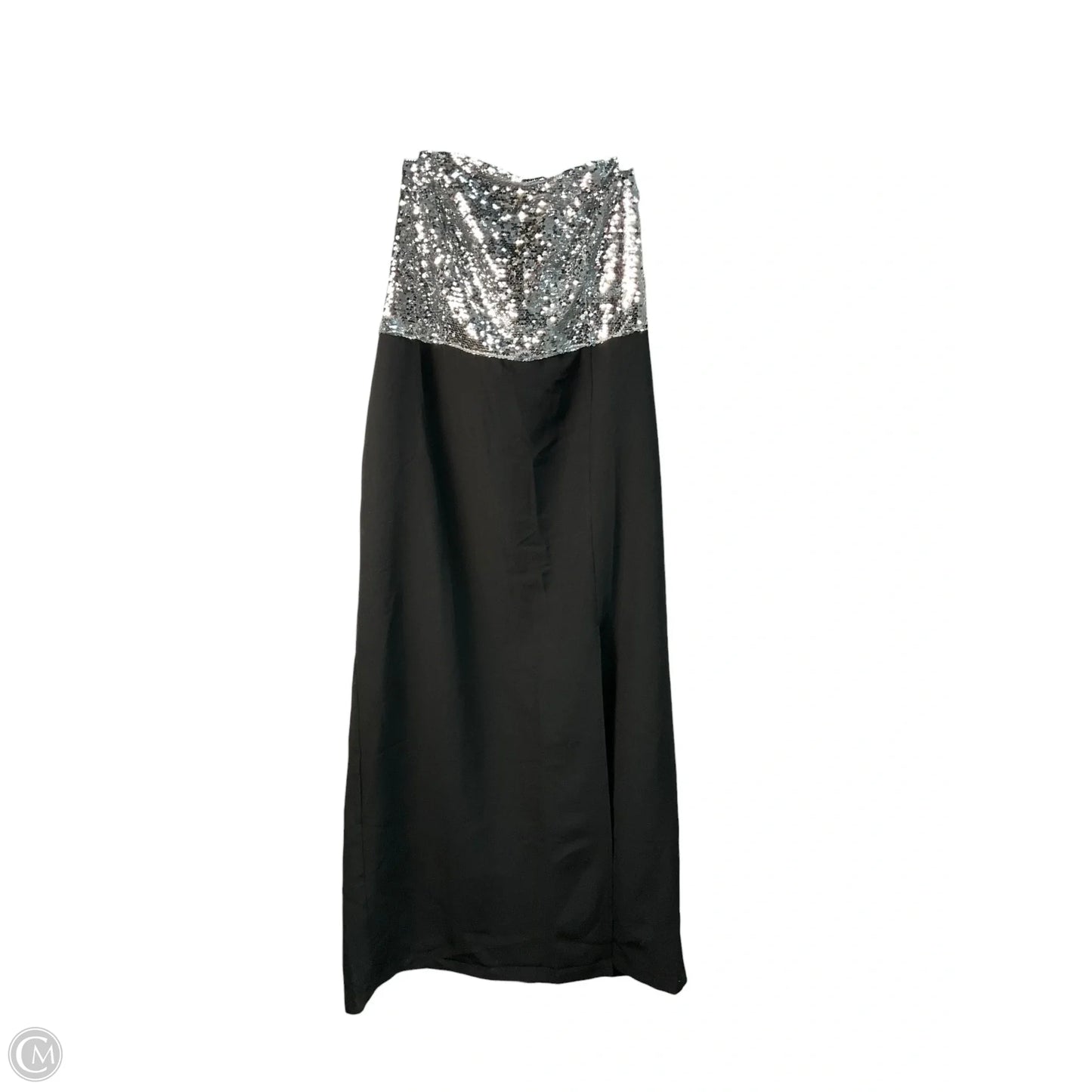 Dress Party Long By Eloquii In Black, Size: 16