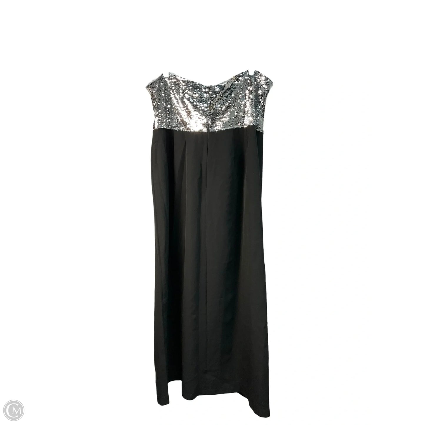 Dress Party Long By Eloquii In Black, Size: 16