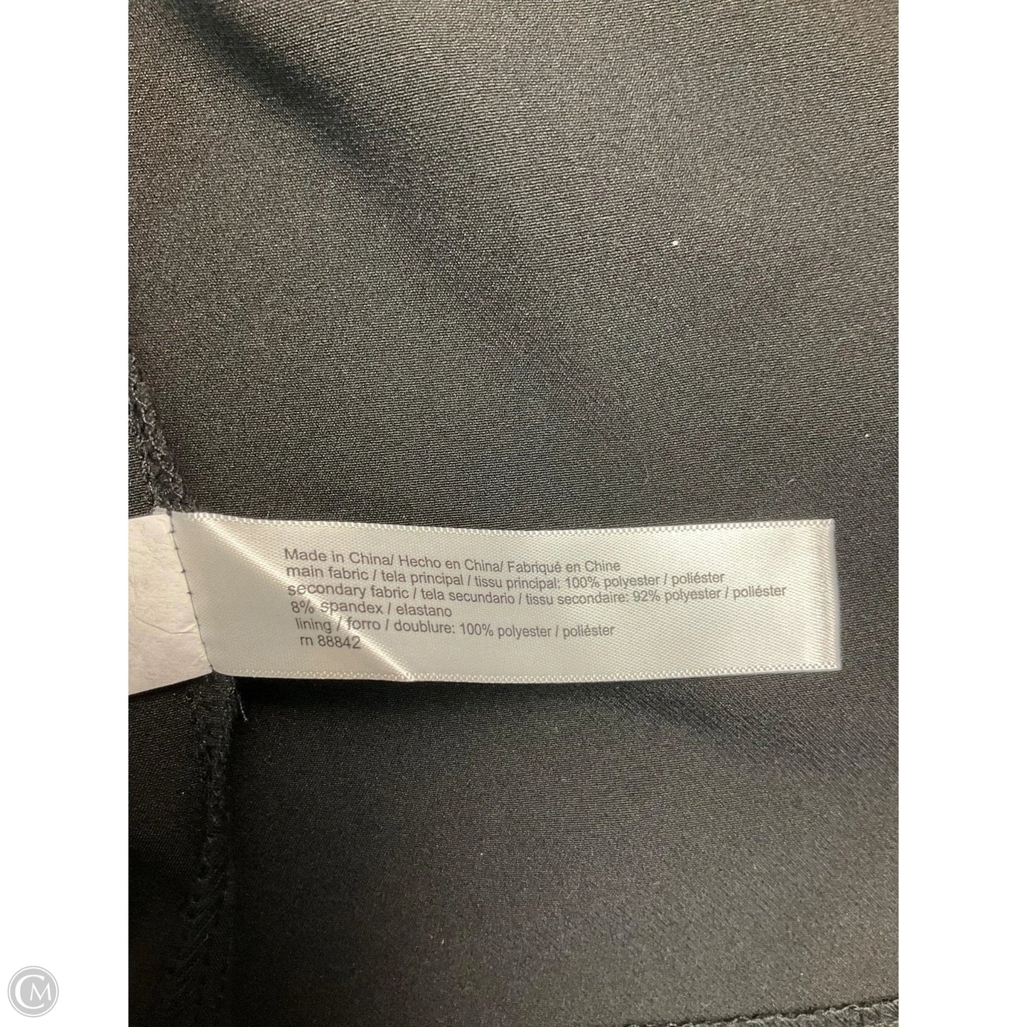 Dress Party Long By Eloquii In Black, Size: 16